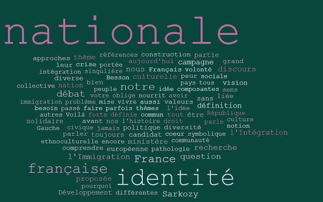 Nuage Français avec WordItOut