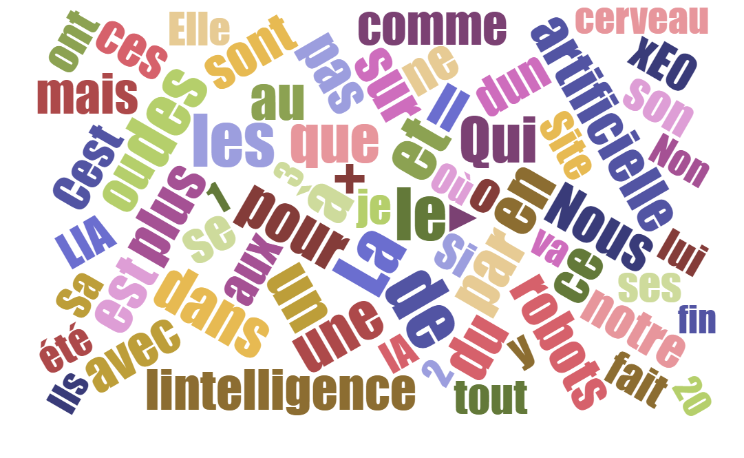 Wordcloud Francais