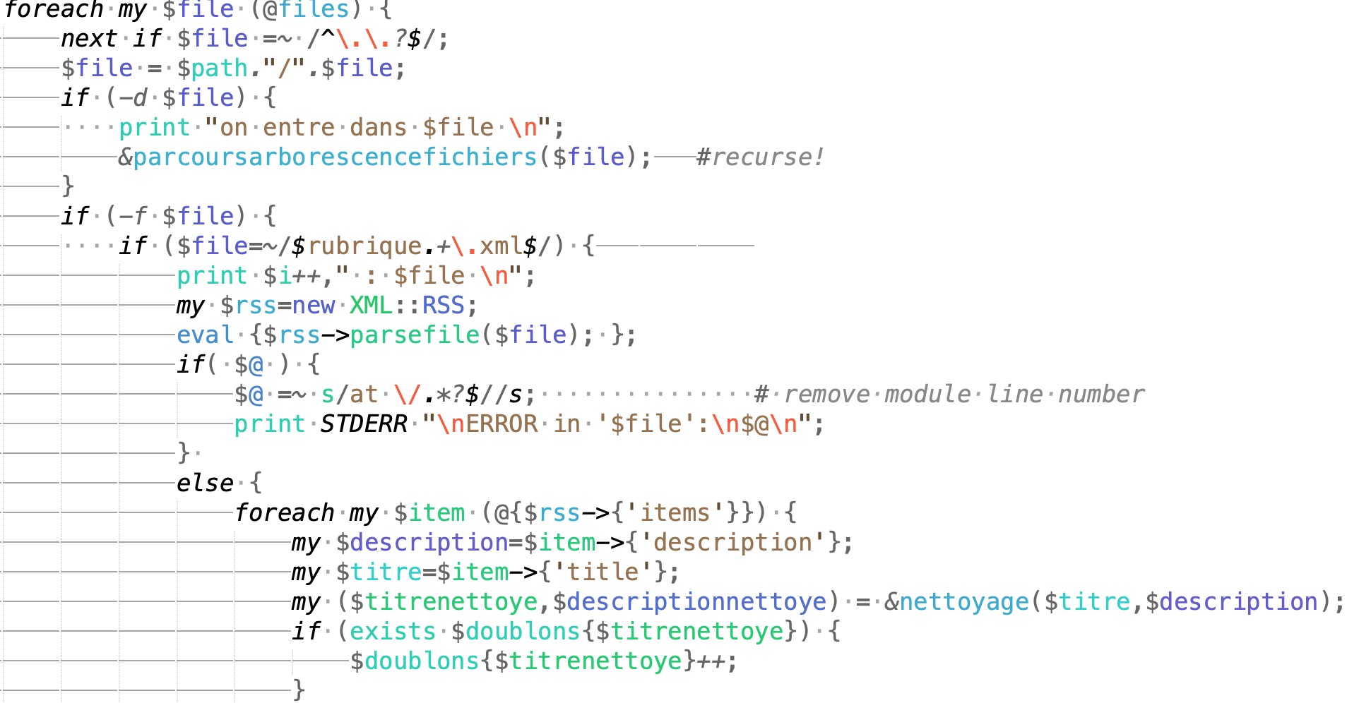 XML::RSS