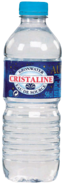 Bouteille d'eau Cristalline