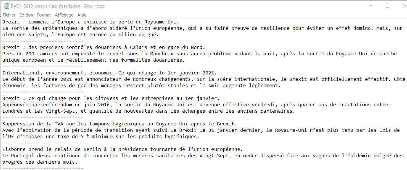 resultat BAO1 text