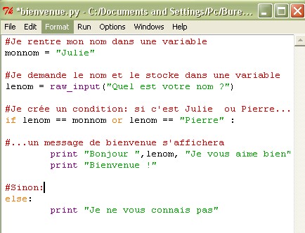 bienvenue